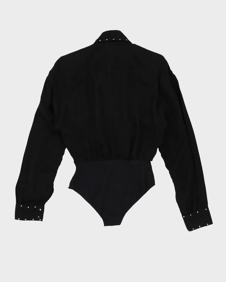 Suzy Creamcheese Black Sequinned Bodice - S