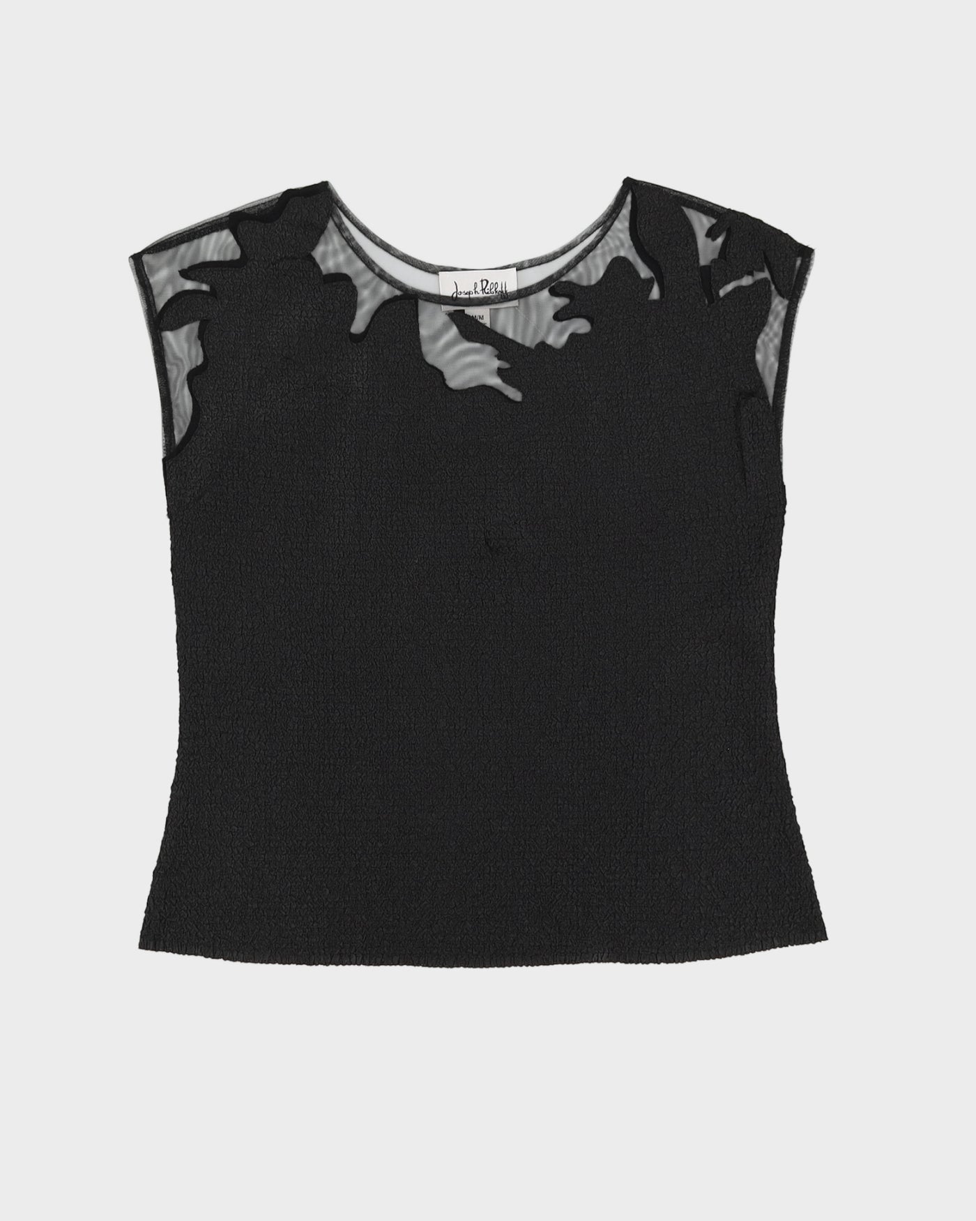 Joseph Ribkoff Black Sleeveless Top - S