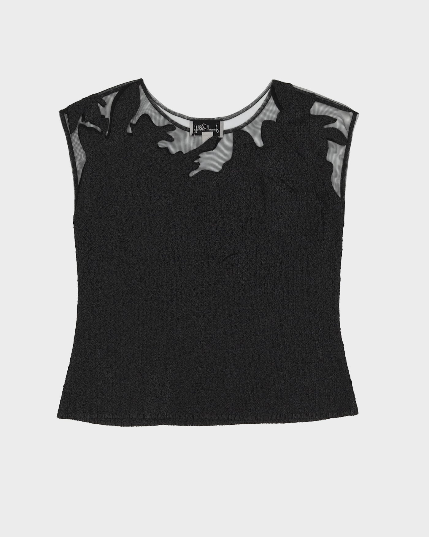 Joseph Ribkoff Black Sleeveless Top - S