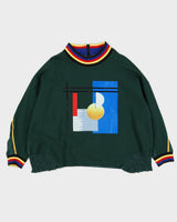 BB.GG Green Oversized Long Sleeve Blouse - L
