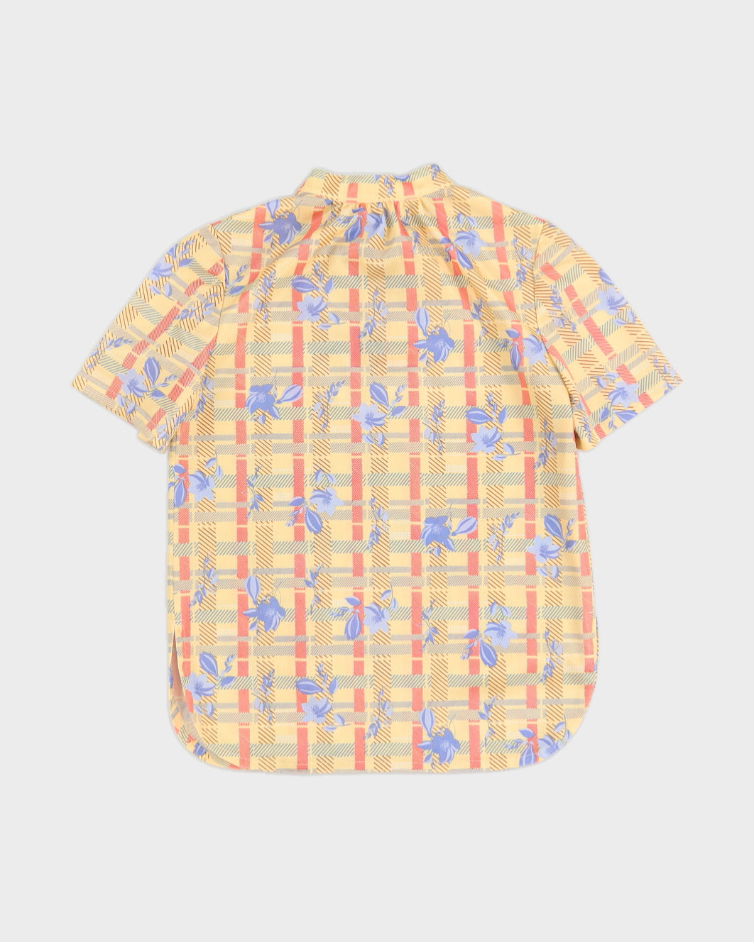 Vintage 1970's Yellow Pattern Top - M