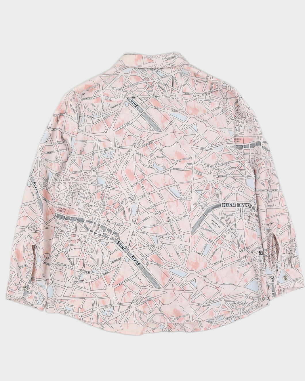 Karl Lagerfeld Street Map Patterned Blouse - L