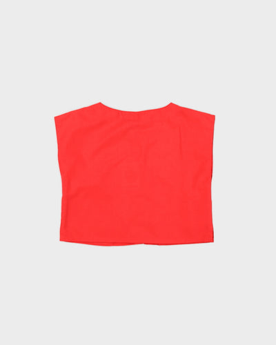 Vintage 1990s Red Sleeveless Top - S