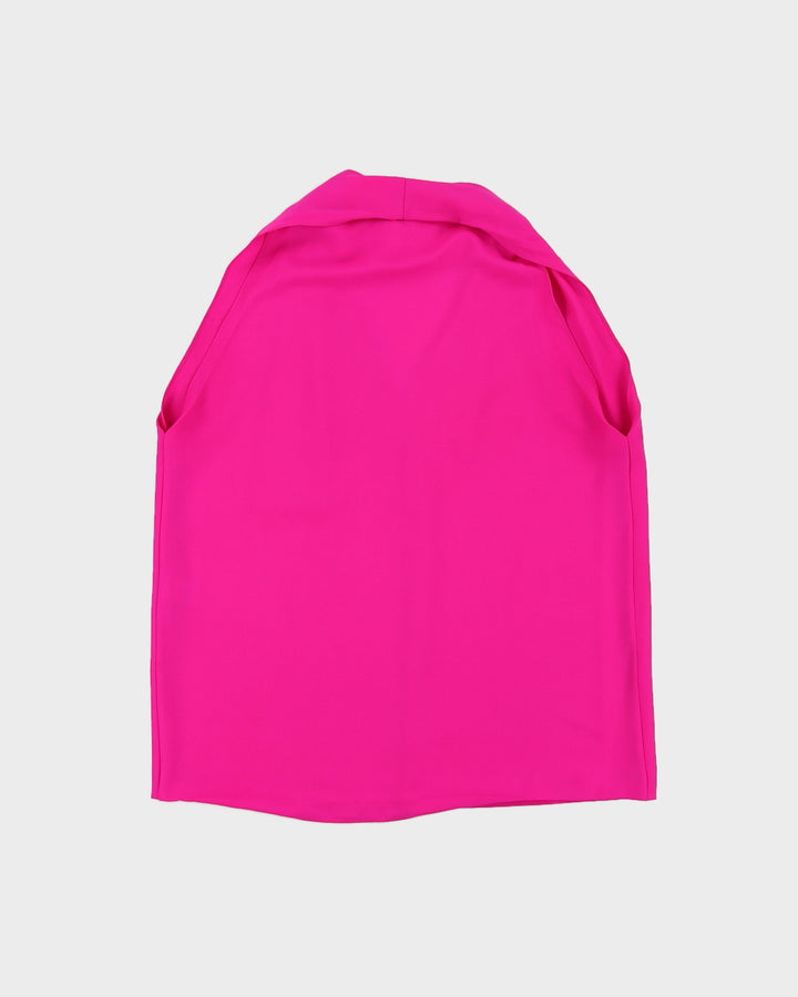 Diane Von Furstenberg Pink Sleeveless Top - L