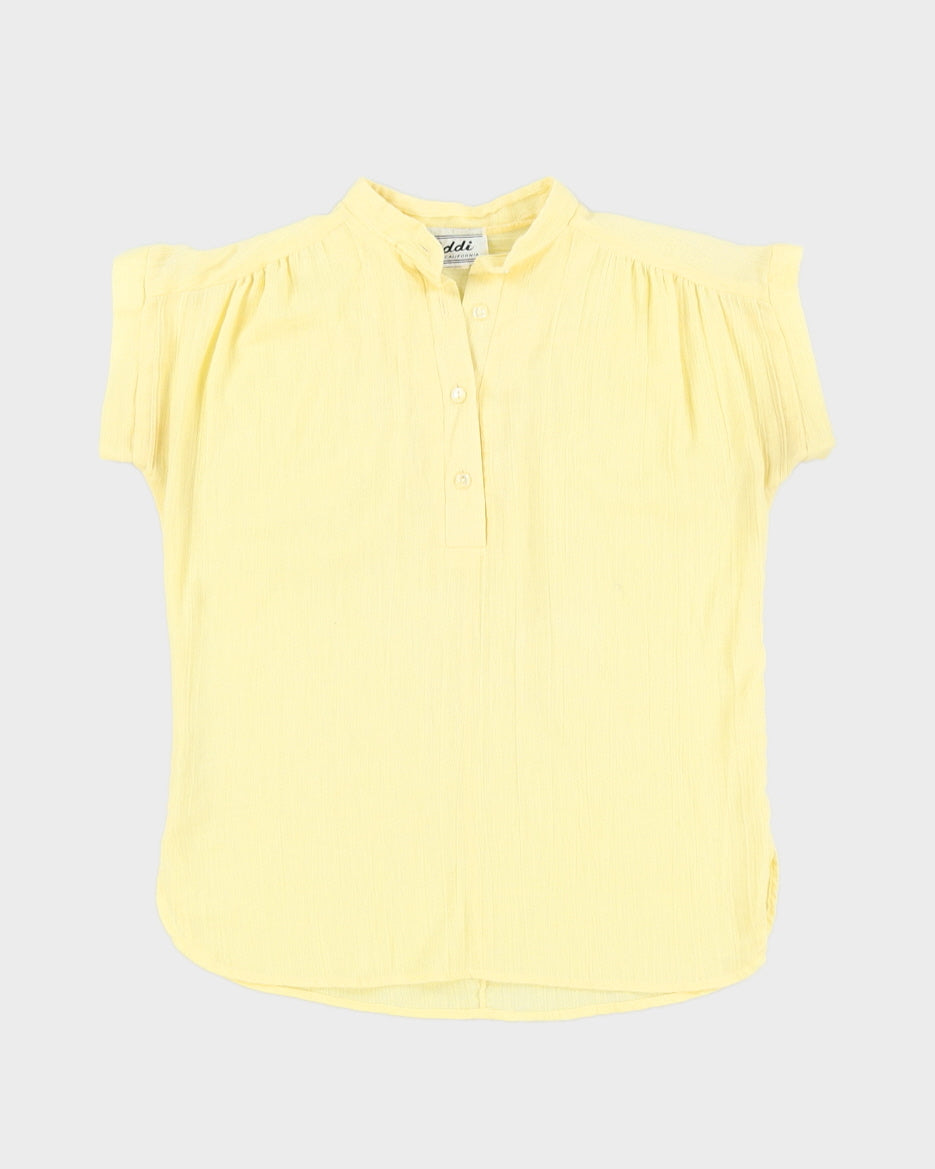 Vintage 1970s Yellow Top - M