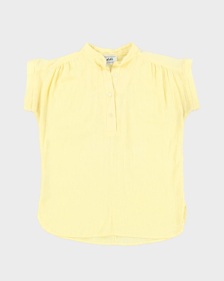 Vintage 1970s Yellow Top - M