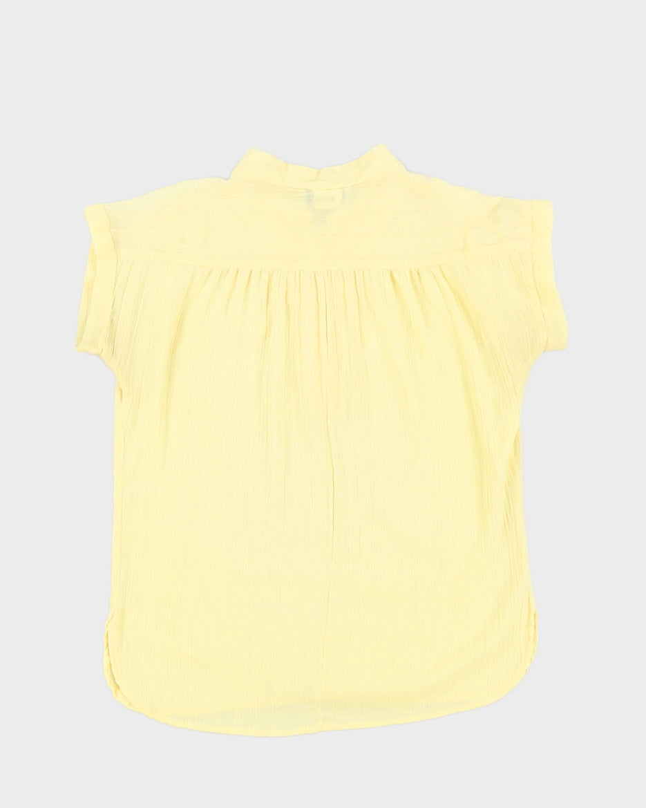 Vintage 1970s Yellow Top - M