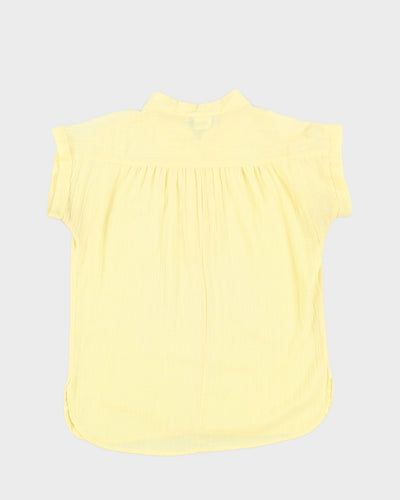 Vintage 1970s Yellow Top - M