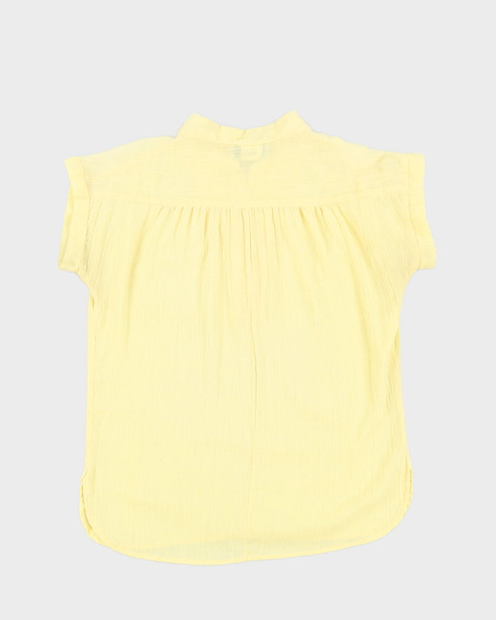 Vintage 1970s Yellow Top - M