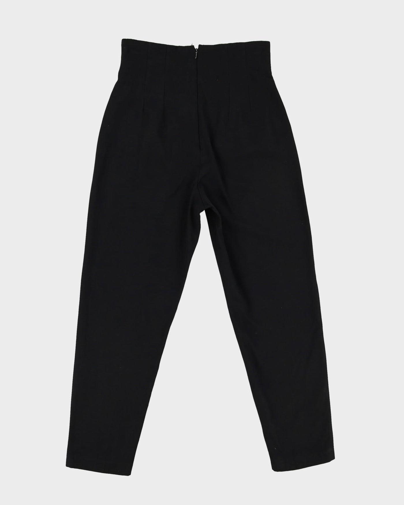 Black Beaded High Waisted Trousers - W28 L26