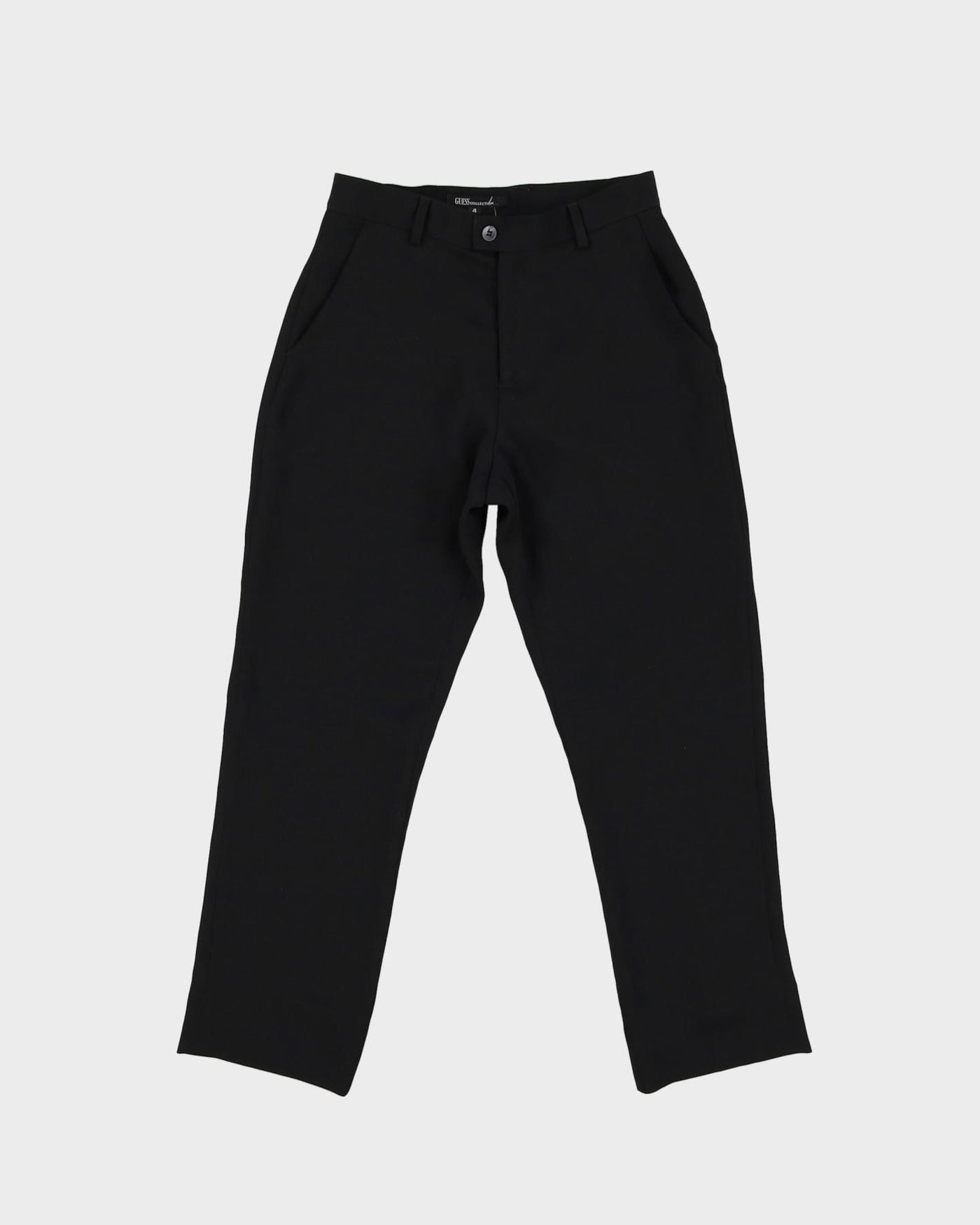 Guess Black Texturized Trousers - XS