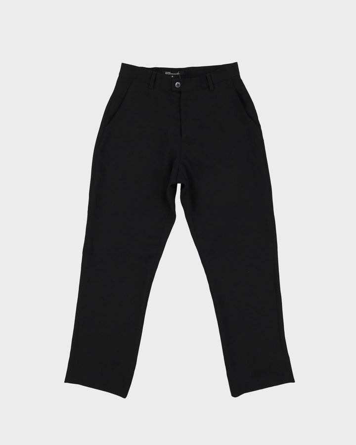 Guess Black Texturized Trousers - XS