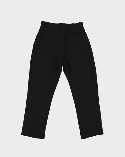 Guess Black Texturized Trousers - XS