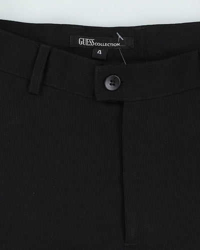 Guess Black Texturized Trousers - XS