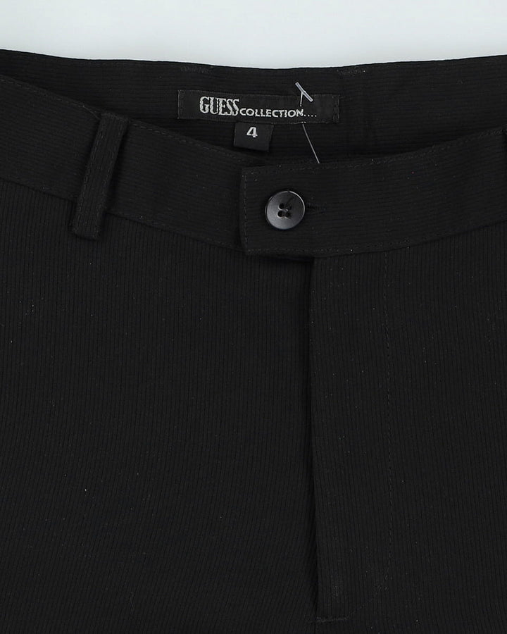 Guess Black Texturized Trousers - XS