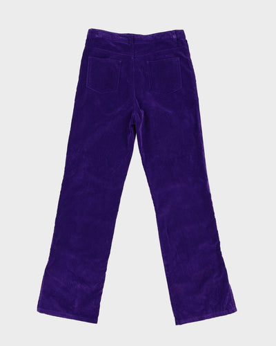 Mary-Kate And Ashley Purple Velvet Trousers - XS