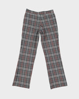 Burberry London Grey Checked Trousers - S