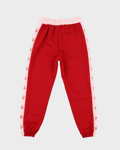 Stussy Red / Pink Tracksuit Bottoms - M