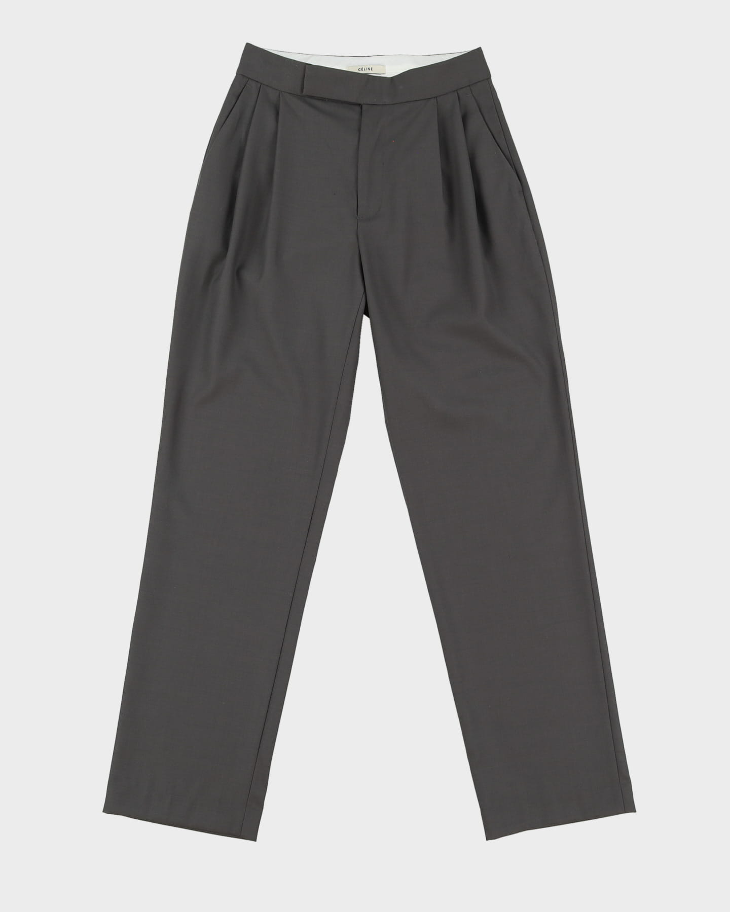 Celine Grey Suit Trousers - W26 L30