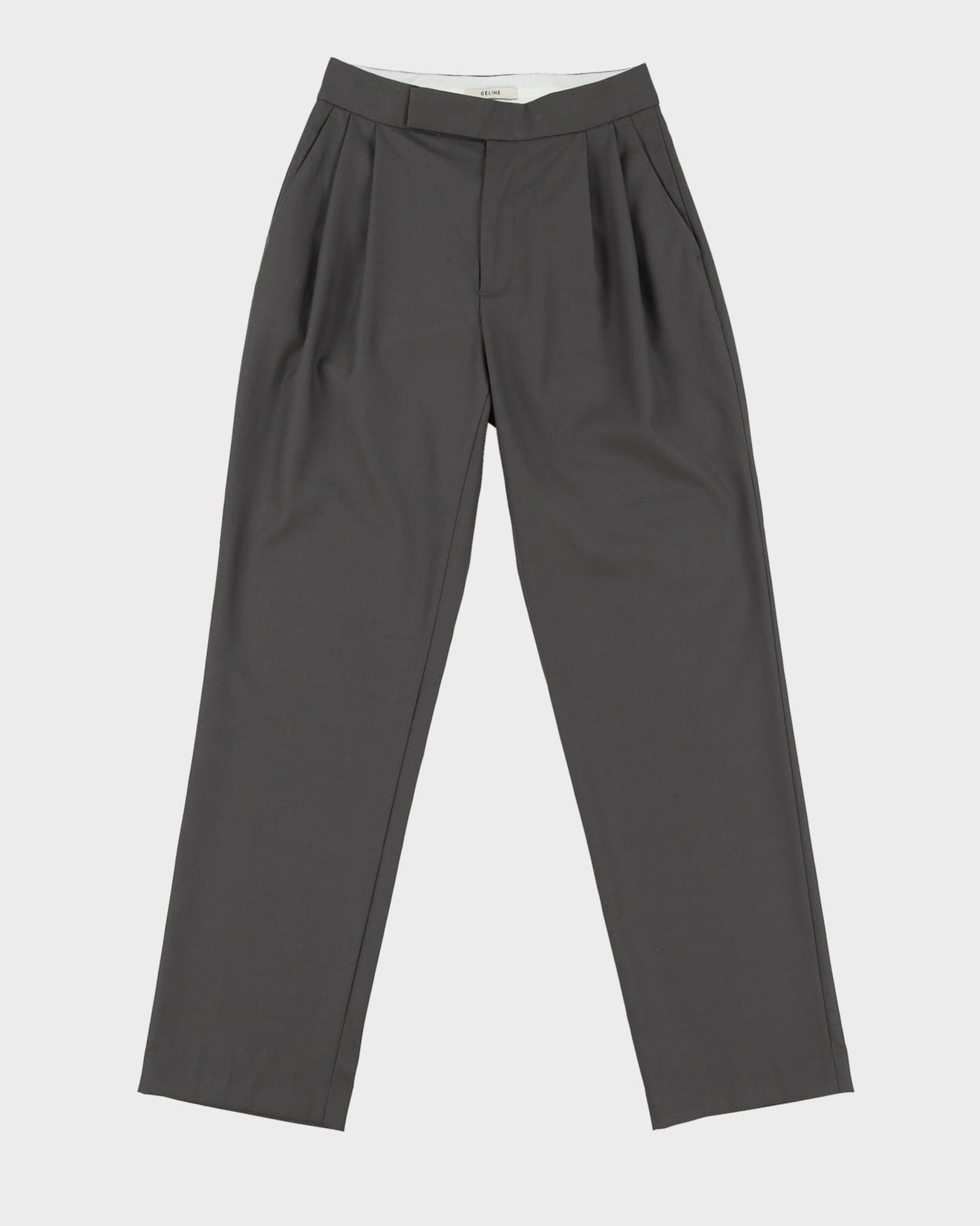 Celine Grey Suit Trousers - W26 L30