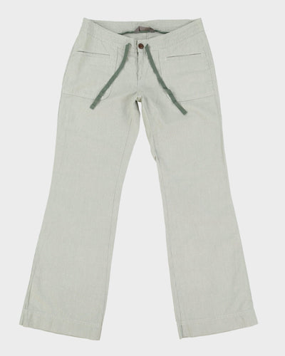 The North Face Green Striped Trousers - W34 L32