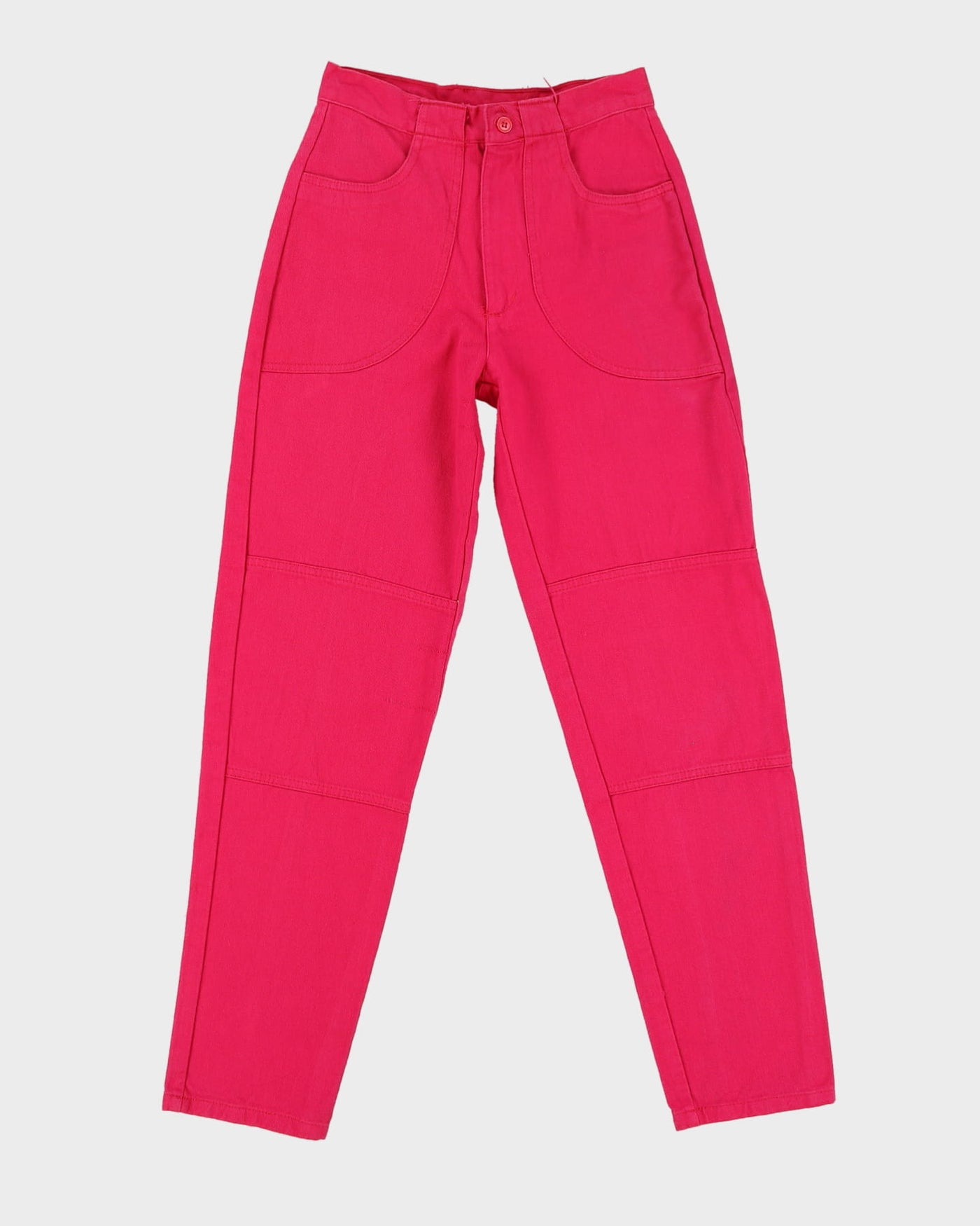 Vintage 1990s Pink Cotton Jeans - XS