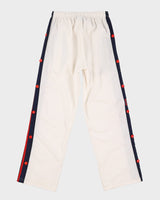 Adidas White Popper Tracksuit Bottoms - XL