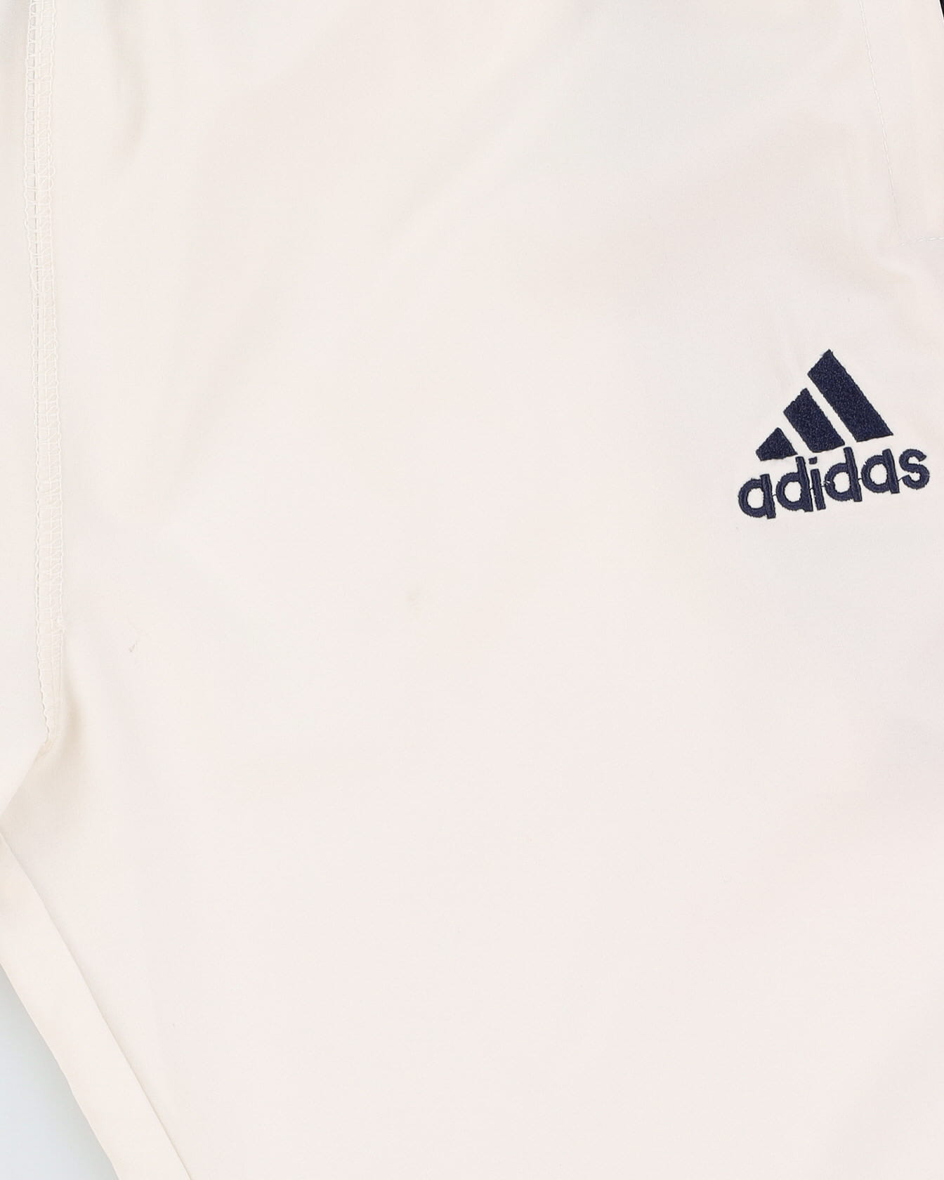 Adidas White Popper Tracksuit Bottoms - XL