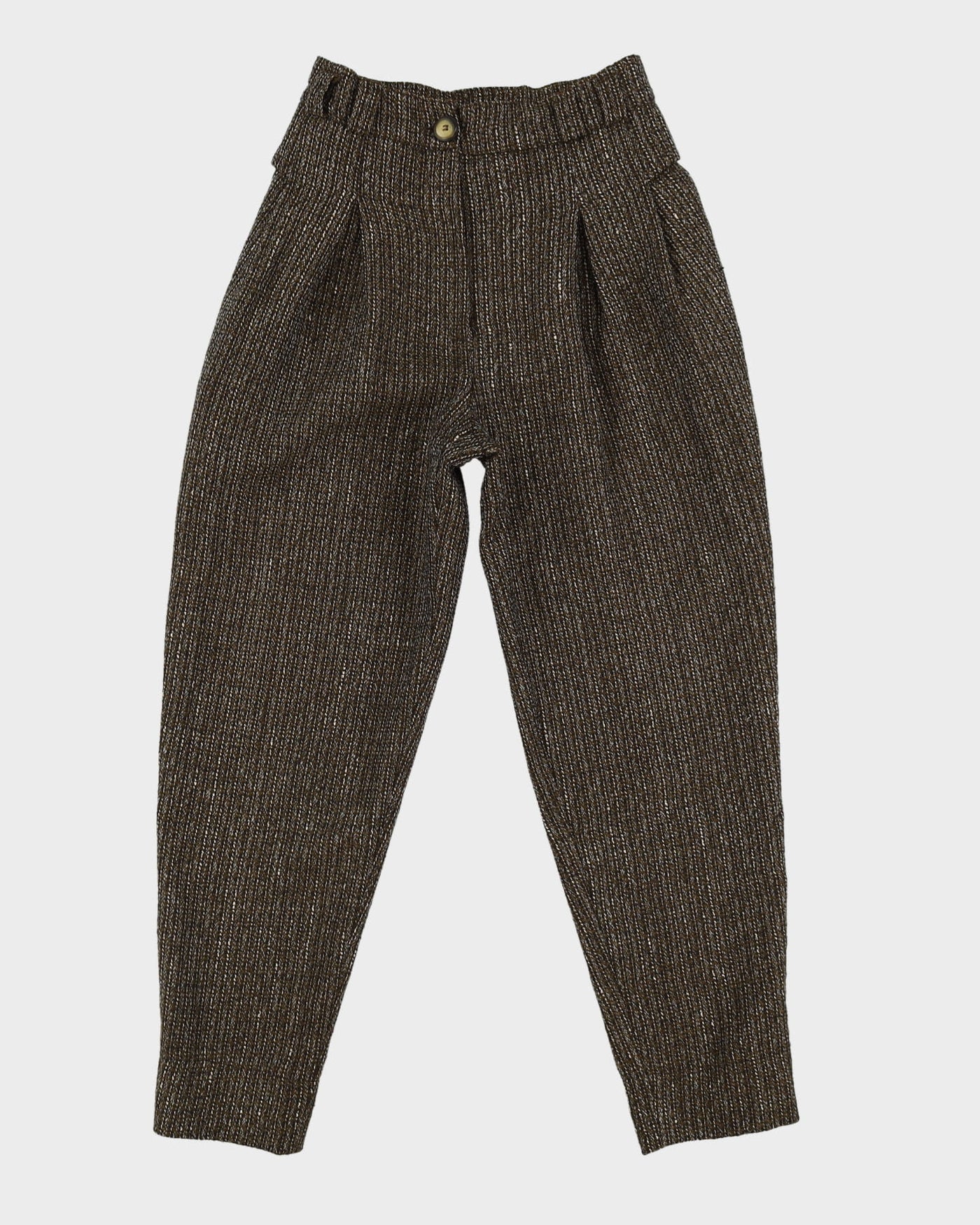 Byblos Brown Tapered Trousers - W26 L27