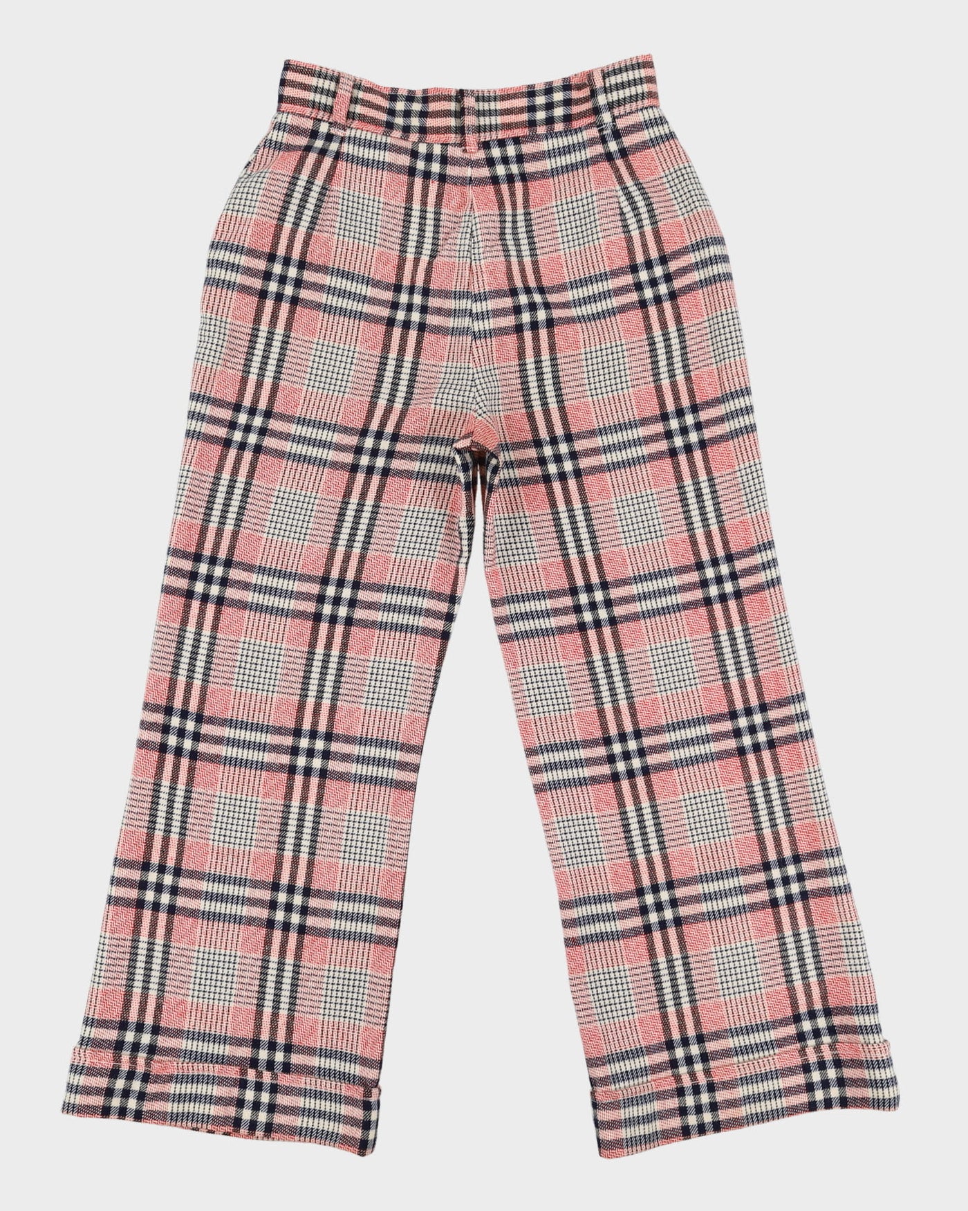 Navy Blue Wool Trousers - W30 L28