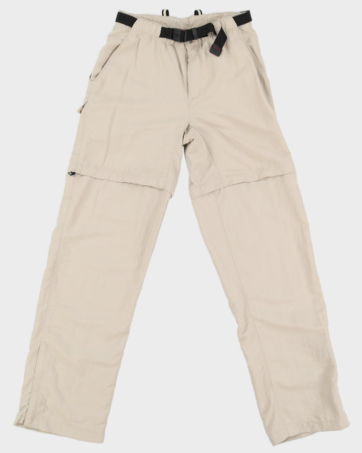 00s The North Face Beige Cargo Trousers - W30 L34