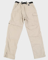 00s The North Face Beige Cargo Trousers - W30 L34