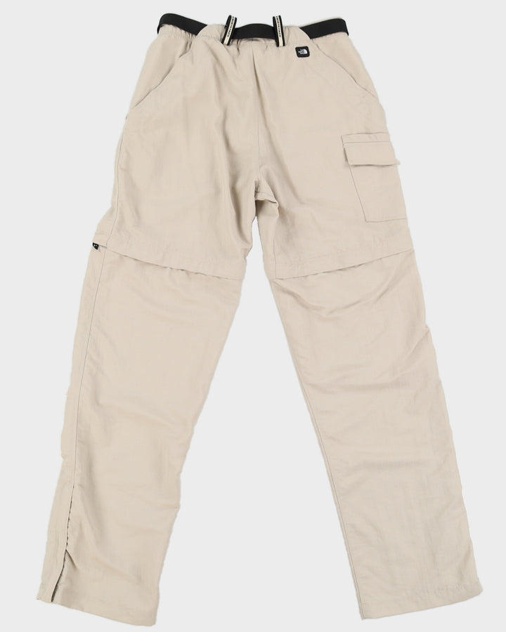 00s The North Face Beige Cargo Trousers - W30 L34