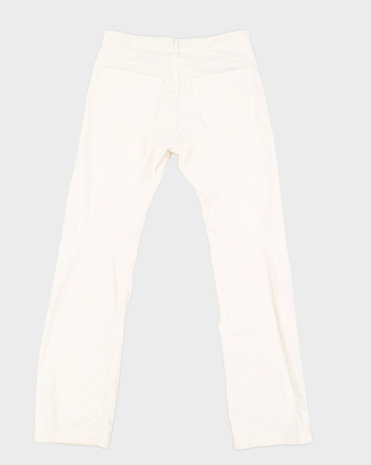 Vintage 90s White Moschino Jeans Trousers - W32 L32