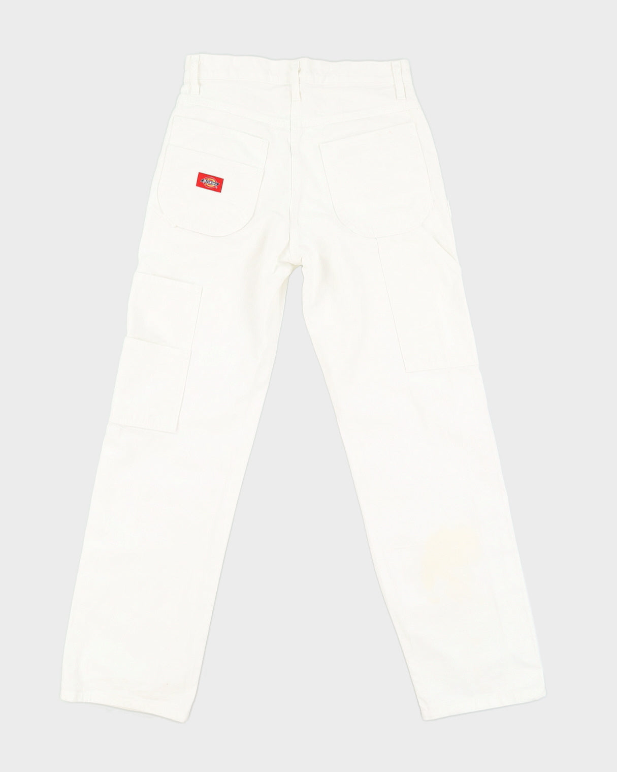 Dickies Women's White Carpenter Trousers - W28 L30