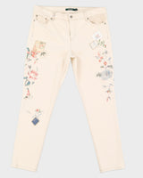 Y2K 00s Lauren by Ralph Lauren Floral Detail Trousers - W36 L29