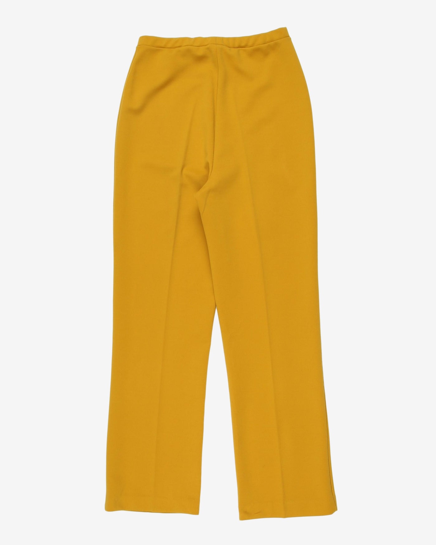 pykettes mustard yellow high waisted trousers - w26l28
