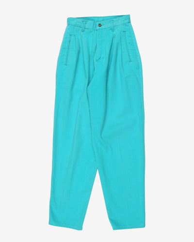 northern reflections atoll blue high rise trousers - w23l29