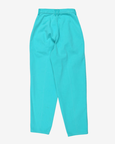 northern reflections atoll blue high rise trousers - w23l29