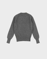 Vintage 70s Deadstock With Tags Benetton Dark Grey Pullover Knit - Youth L