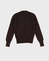 Vintage 70s Deadstock With Tags Benetton Brown Pullover Knit - Youth S / M