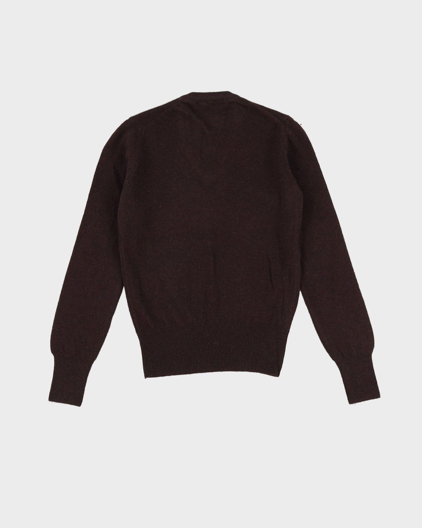 Vintage 70s Deadstock With Tags Benetton Brown Pullover Knit - Youth S / M