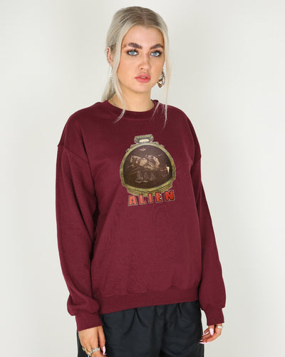 Vintage 70s Alien Transfer Sweatshirt