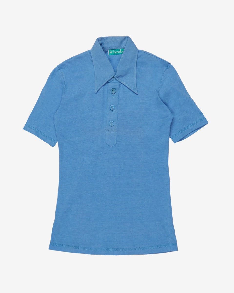 Benetton Deadstock 1970s Polo Shirt