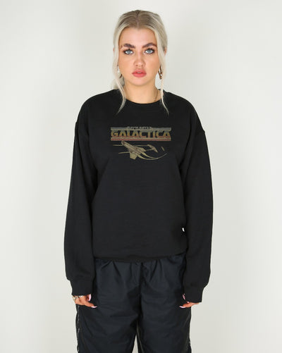 Vintage 70s Battlestar Galactica Transfer Sweatshirt