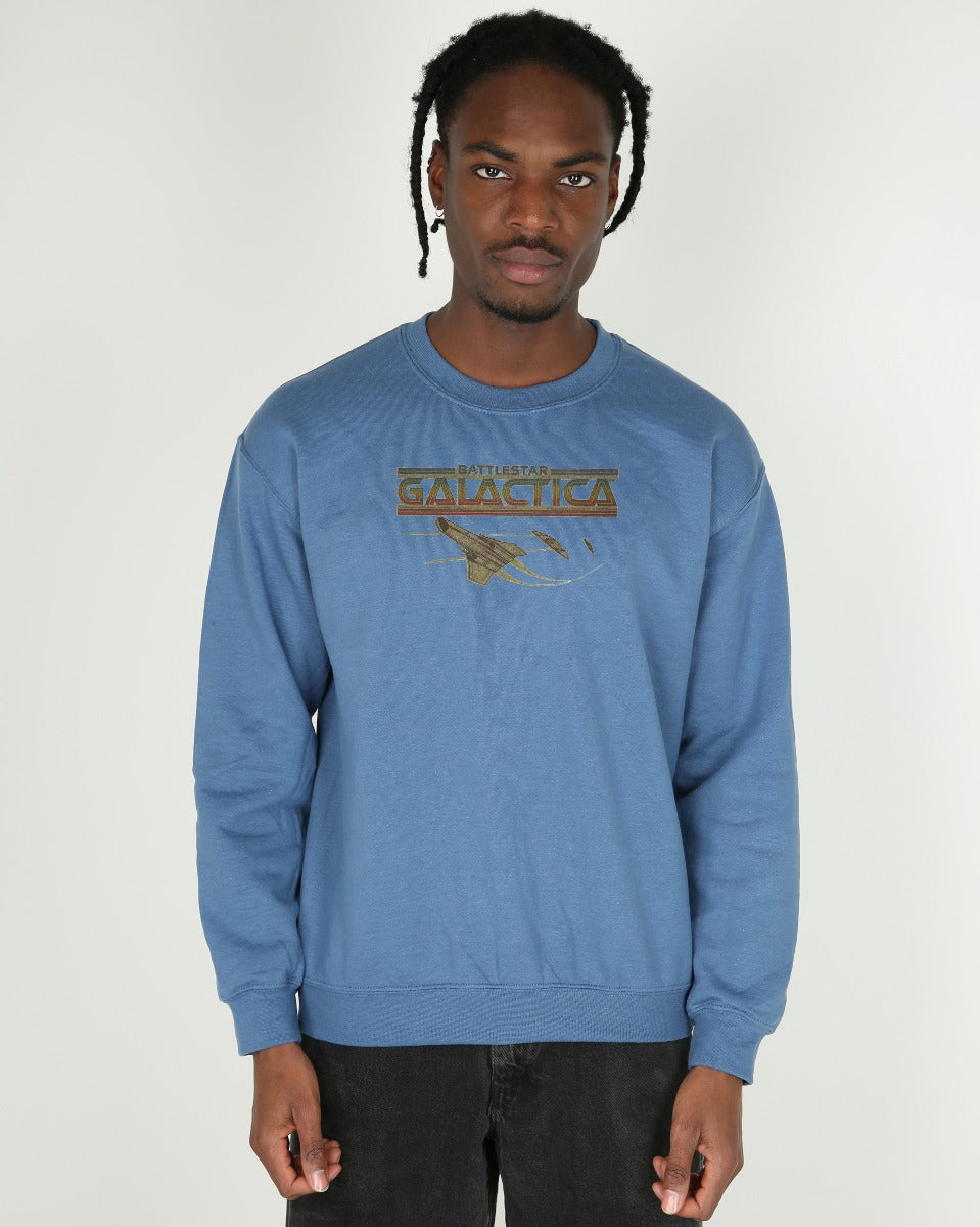 Vintage 70s Battlestar Galactica Transfer Sweatshirt