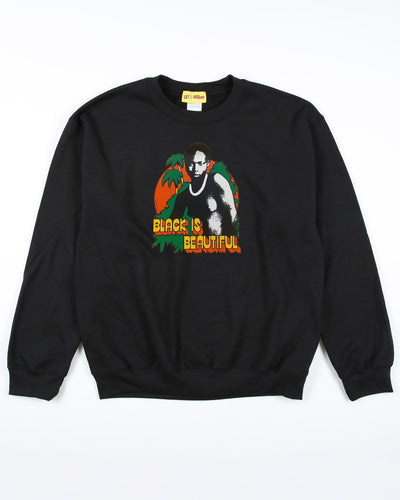 Vintage 70s Black Is Beautiful Transfer Sweatshirt