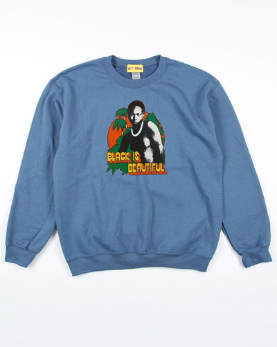 Vintage 70s Black Is Beautiful Transfer Sweatshirt