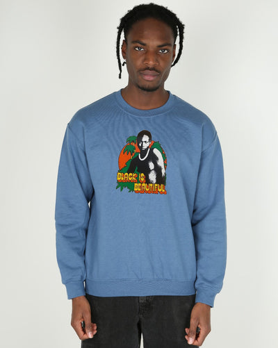 Vintage 70s Black Is Beautiful Transfer Sweatshirt