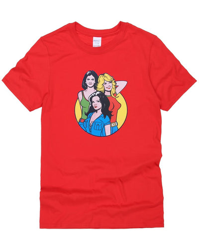 Vintage 70s Charlies Angels Vinyl Transfer T-Shirt